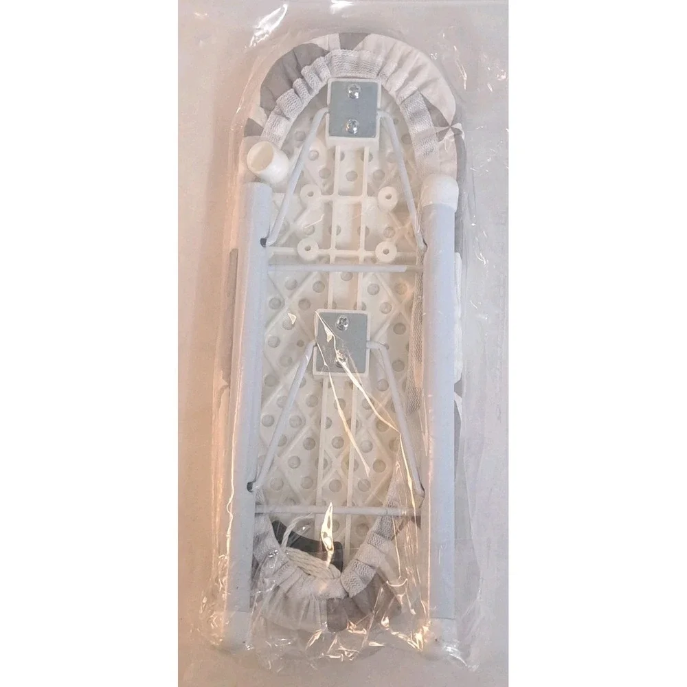 Oedema Mini Sleeve Ironing Board Tabletop Portable Gray White Foldable New